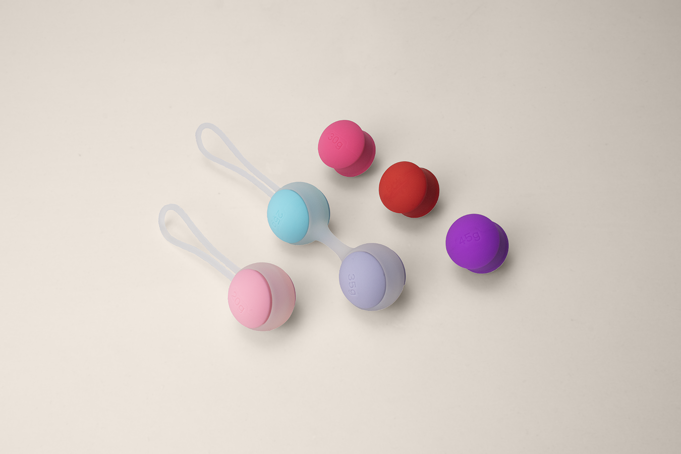 "She-ology" Kegel Ball Set with Interchangeable Weights | Calexotics