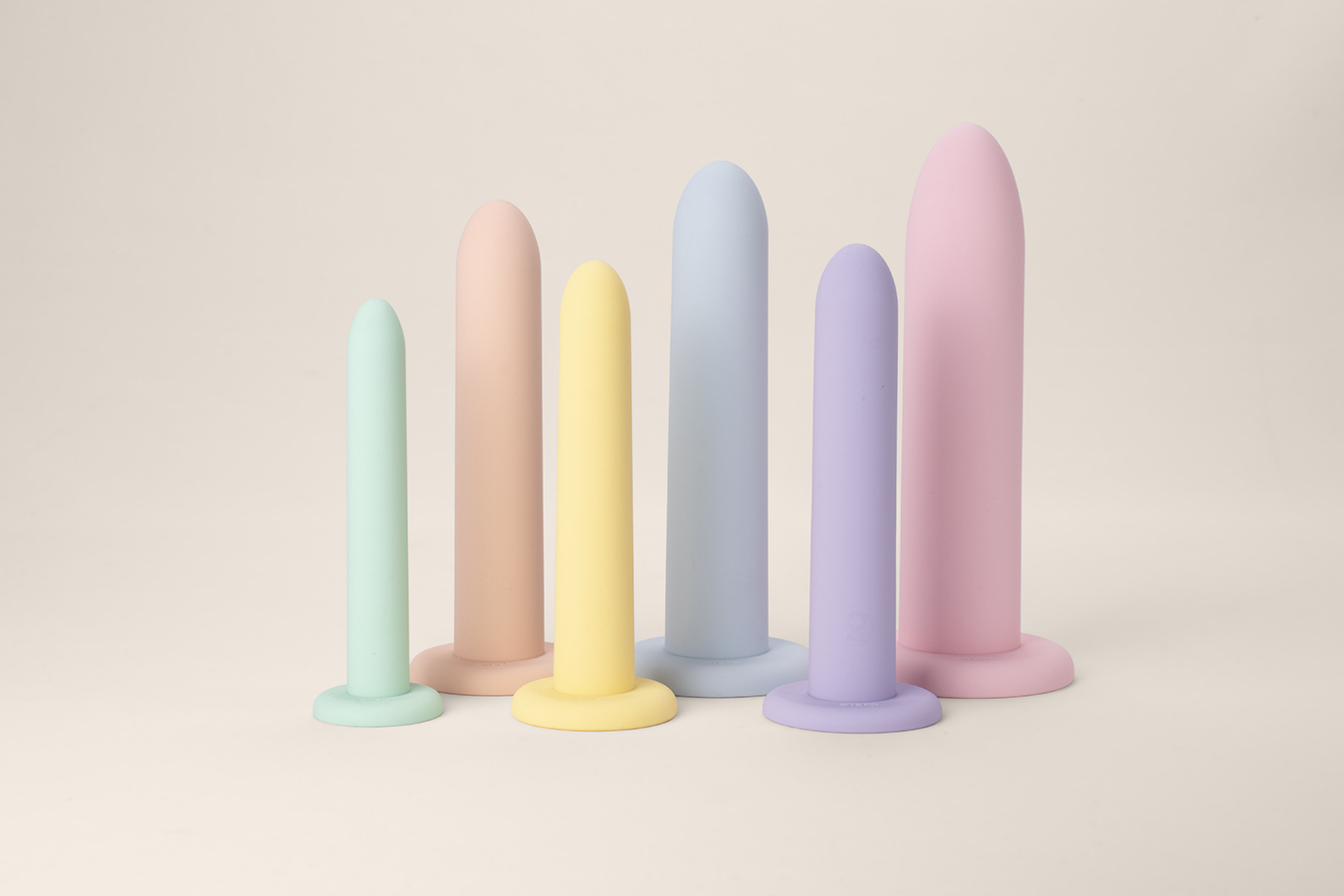 Six in a row 6pc Vaginal and Rectal Dilator Set | You2Toys
