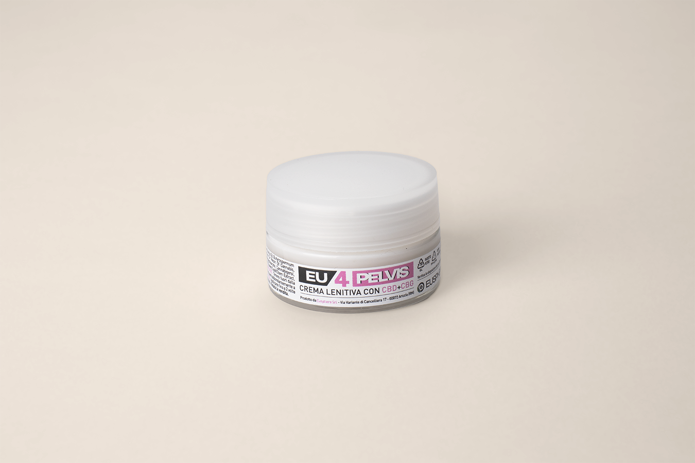 Crema lenitiva con CBD e CBG "Eu4pelvis" 50ml | Eusphera