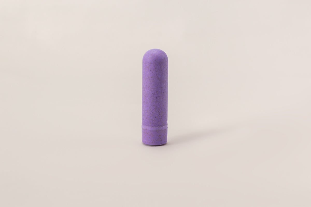 Eco vibratore bullet biodegradabile e ricaricabile "Gaia" (lilac) | Blush