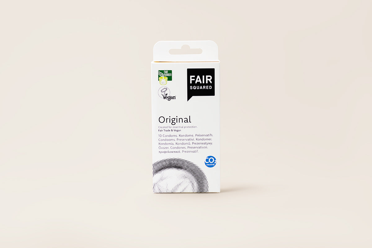 Preservativi vegani lubrificati "Original" (pack da 10) | Fair Squared