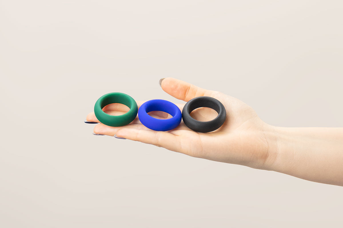 Set di tre anelli fallici in silicone | Je Joue