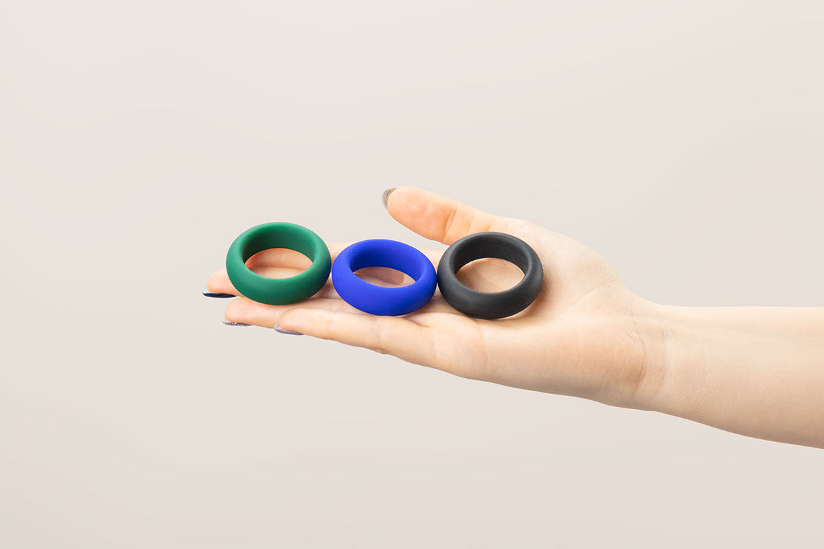 Set of three silicone cock rings | Je Joue 